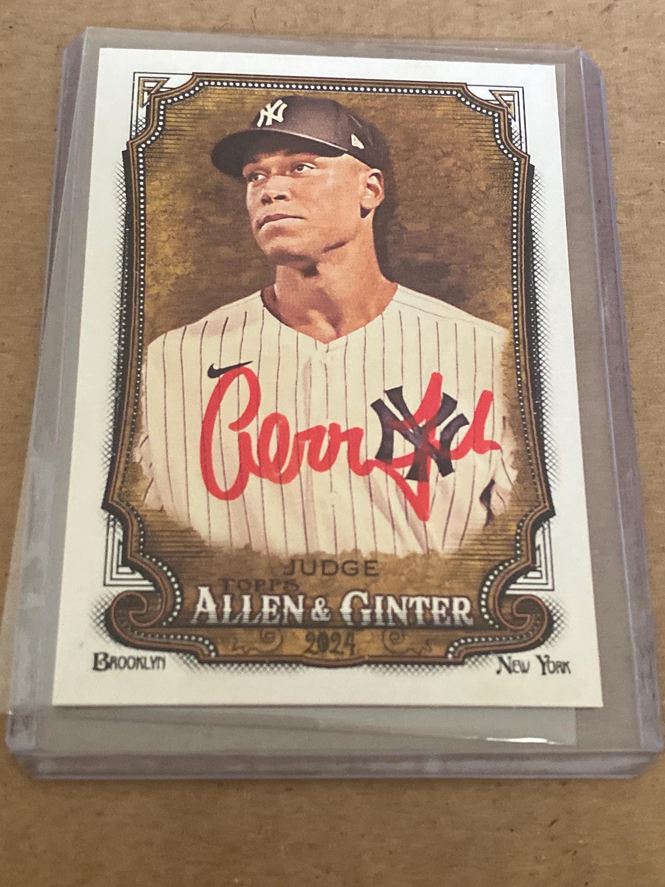 Aaron judge signed card - Etsy 日本