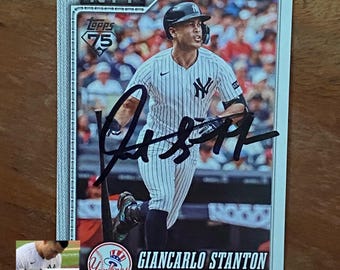 ジャンカルロ・スタントン　MLB 直筆サインPhoto ジャンカルロ・スタントン MLB 直筆サインPhoto ジャンカルロ