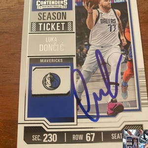 Luka Doncic Auto Card - Etsy New Zealand Luka Doncic Auto Card - Etsy New Zealand