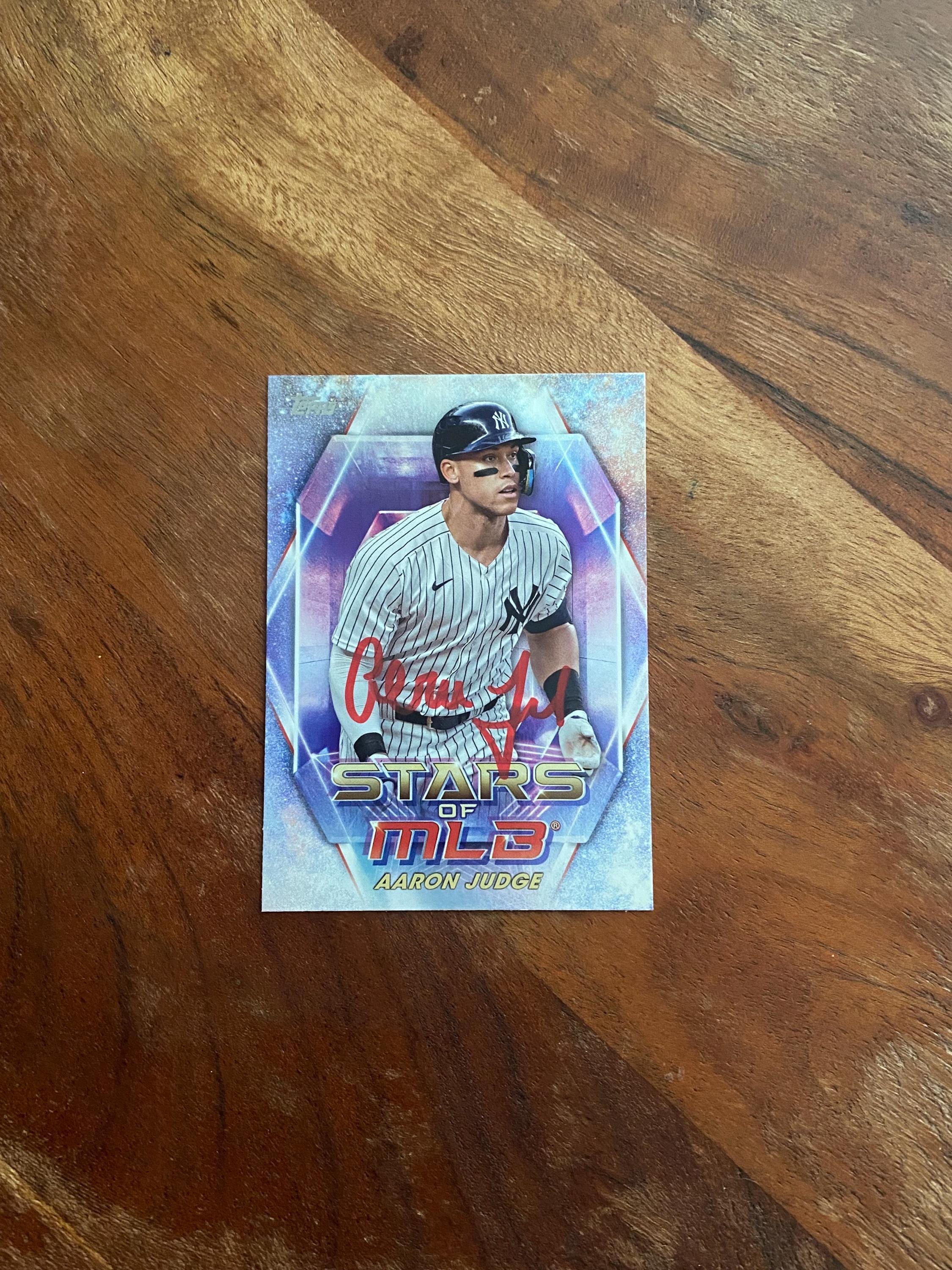 Aaron judge signed card - Etsy 日本