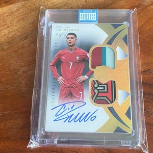 CUSTOM MADE Cristiano Ronaldo 1/1 Panini eminence jersey patch autograph soccer card