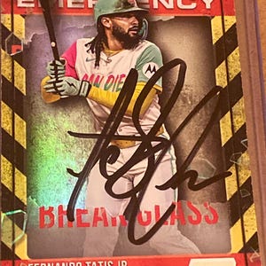 【MLB フェルナンドタティスJr】希少サイン入りルーキーカード Fernando tatis jr - Etsy 日本