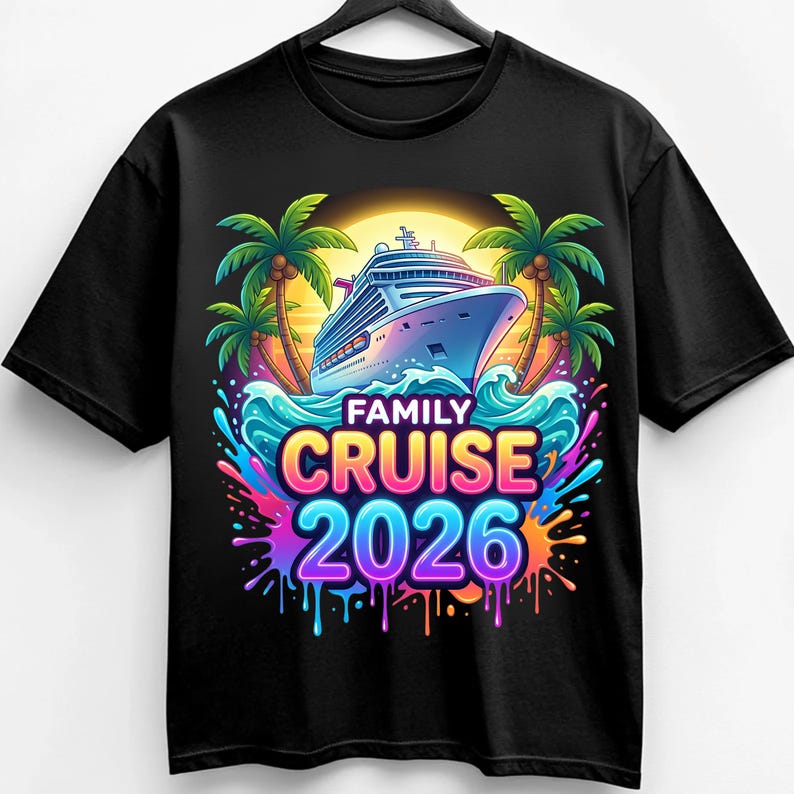 Family Cruise 2026 PNG Bundle, Cruise Squad Family Vacation Designs ...