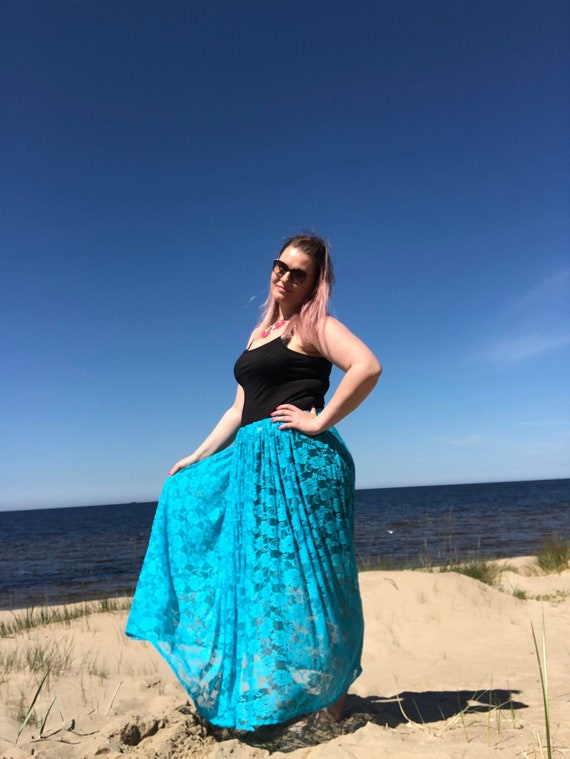 Beach skirt plus size cheap