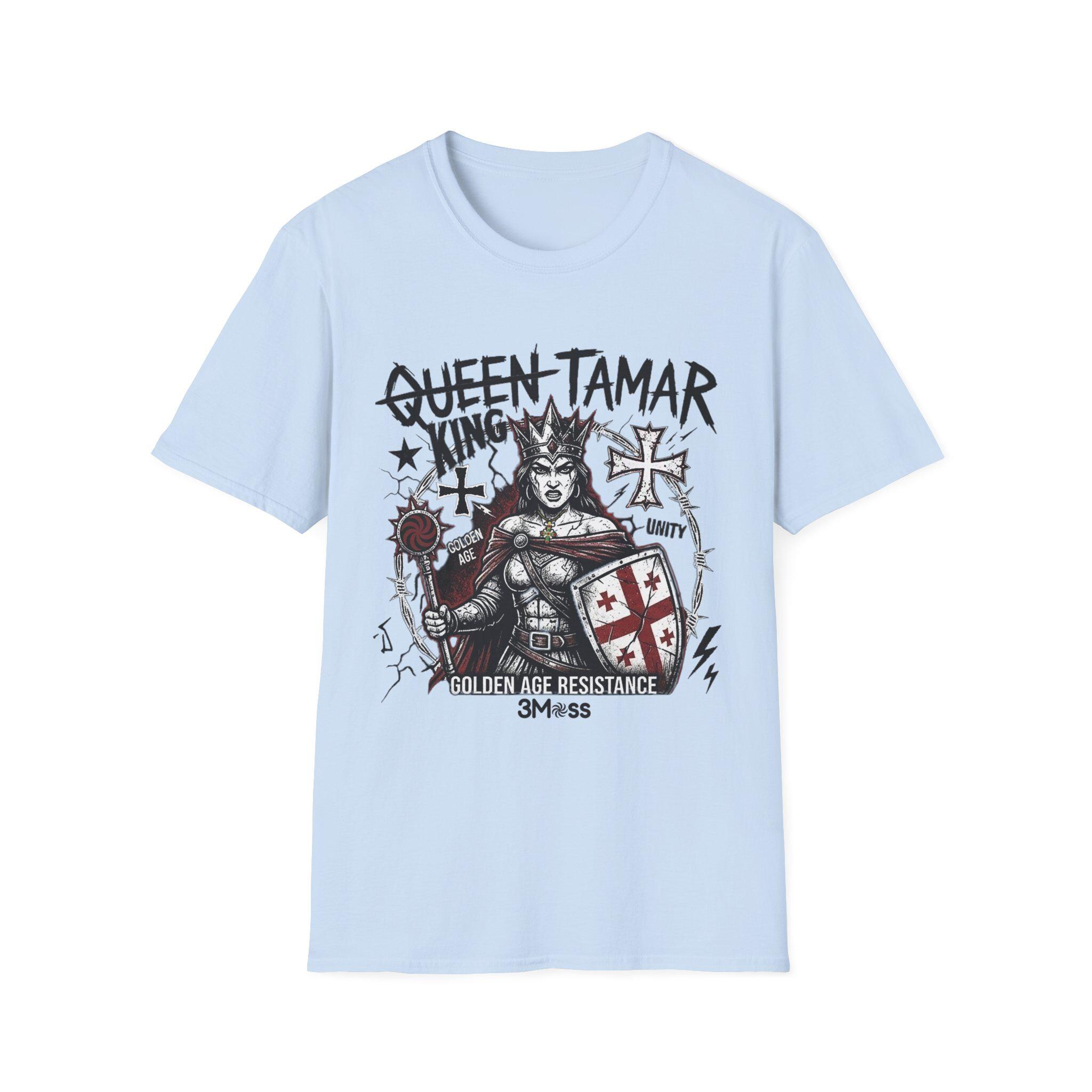 Queen King Tamar of Georgia Goth Punk T-shirt | Medieval Punk Royalty ...
