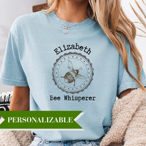 Personalizable Bee Whisperer T-shirt | Custom Beekeeper Shirt