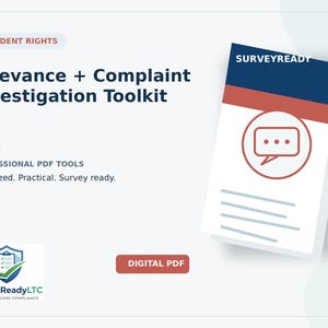 Nursing Home Grievance Toolkit, Complaint Investigation Forms, Resident Rights (PDF)
