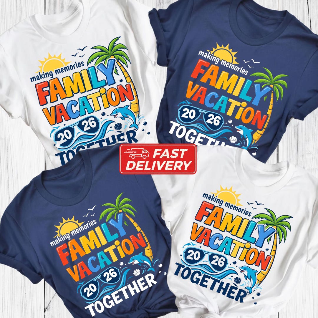 Custom Family Vacation 2026 Shirt, Matching Memories Shirt, Custom ...