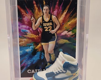 NBA Custom Color Blast Caitlyn Clark Shadowbox!
