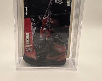 NBA Vintage Michael Jordan ShadowBox with Nike Dunk Shoe!