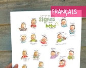 Affiche Du Langage Des Signes De Bebe Orbie Autrice Et Illustratrice