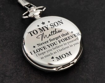 I Hope You Believer In Yourself - Personalized Pocket Watch