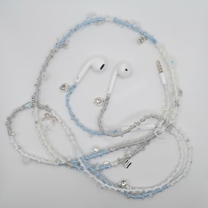 „Cloudy Skies“ (Wolkenhimmel) Kopfhörer/Kopfhörer Ohrstecker 3.5 mm Apple/ios