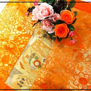 70×75cm Japanese Style Large Mat / Obi Remake / Rug, Table Centerpiece & Floor Mat