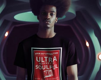 Ultra Soulful Boom Bap Hip Hop T-Shirt: Sample Based Beatmaker Apparel