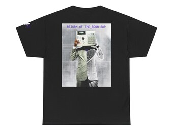 Return Boom Bap Shirt Q Tip Renaissance Tribute Hip Hop Vintage Rap Vinyl Culture Producer DJ Apparel