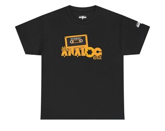 Analog Era Shirt Cassette Tape Vintage Hip Hop Boom Bap Retro Music DJ Producer Vinyl Culture Apparel
