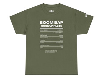 Boom Bap Cook Up Facts Shirt: Hip Hop Producer Beatmaker Apparel