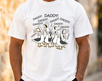 Comfort Colors Daddy Goose Shirt, Funny Chaos Dad Tee, Father's Day Gift
