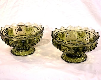 Fenton Glass Candelabra -Set of 2