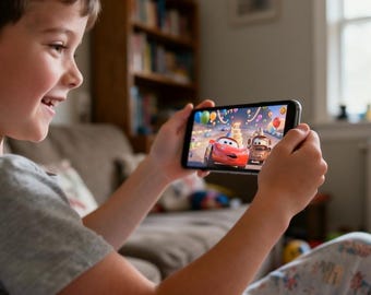 Lightning McQueen verjaardagscadeau voor kind met raceauto's | Verwenvideo | Gepersonaliseerde animatie met foto van het kind en een eigen bericht