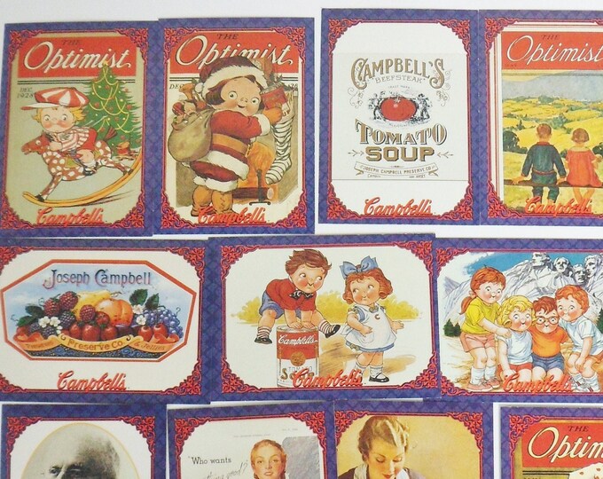 The Campbells Collection Cards, 36 Vintage Campbell Soup Trading Cards ...