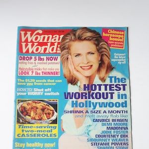 Womans World Magazine, February 3 1998, Weight Loss Health Issue, Casseroles and Valentines Day Recipes, New Hair Styles