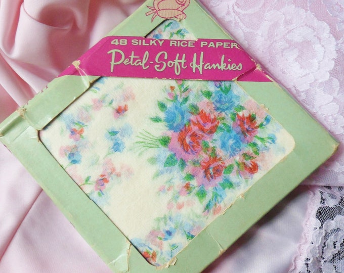 Box of Rice Paper Hankies Disposable Rice Paper Tissues Thin Etsy UK