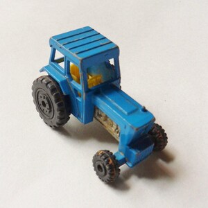 Matchbox Superfast Ford Tractor No.46, Vintage Toy Tractor Made in England by Lesney 1978