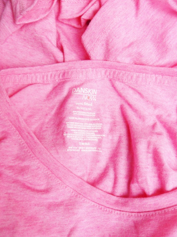 Pink Exercise Top, Danskin Now Semi Fitted Top, Size XL, Vintage Work Out  Clothing -  Finland