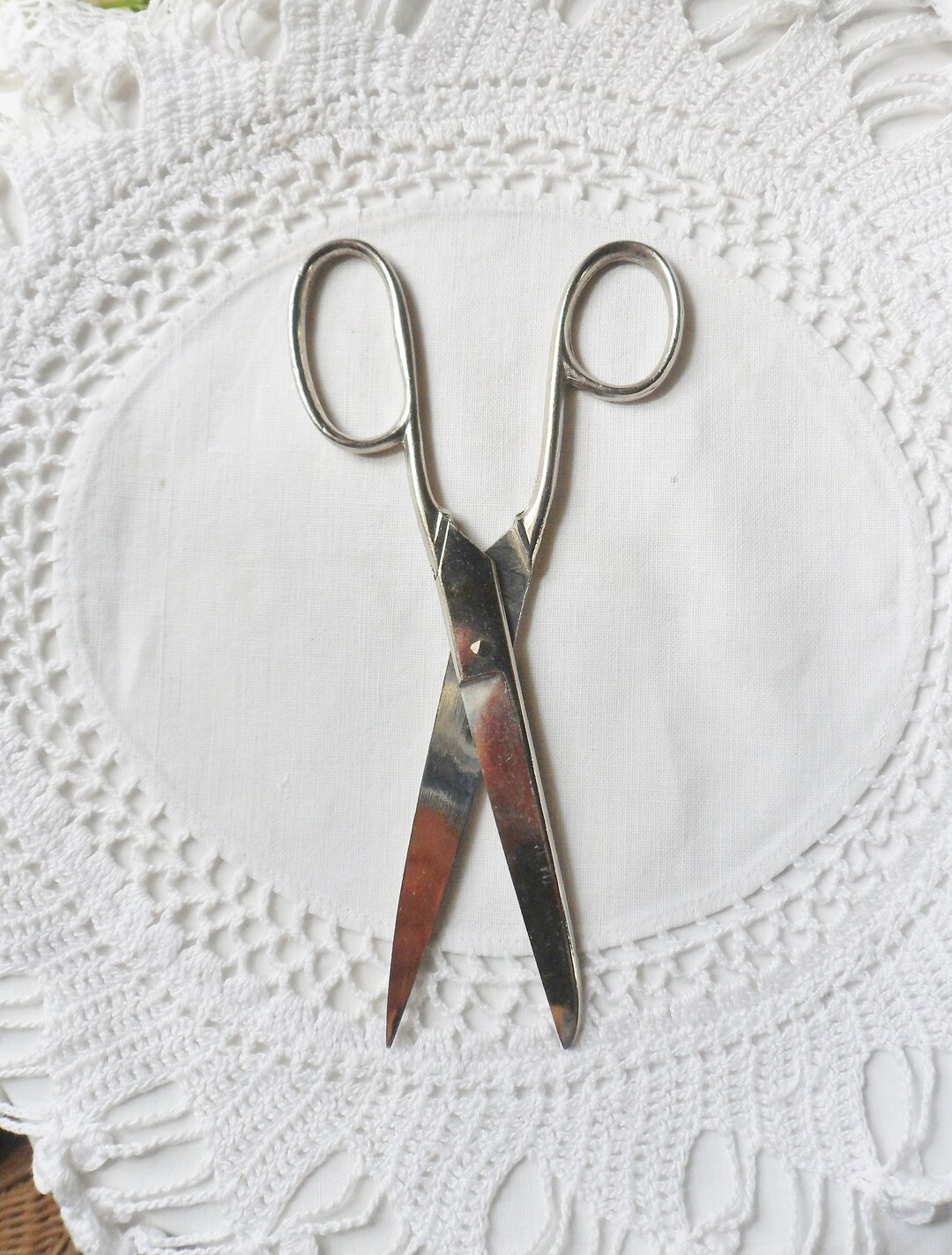 German Sewing Scissors, Vintage Mid Century Fabric Scissors From