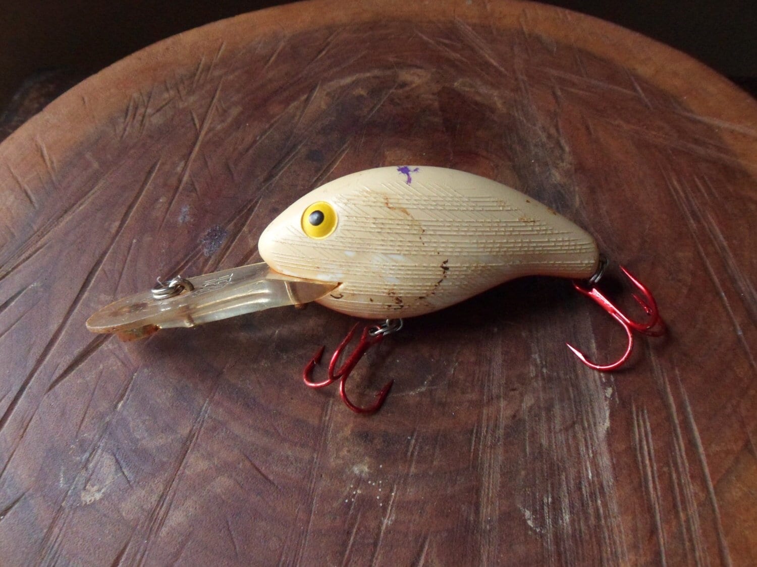 Rebel Lure, Deep R Maxi Lure, Deep Diving Crankbait Lure, Vintage Fishing  Lure 