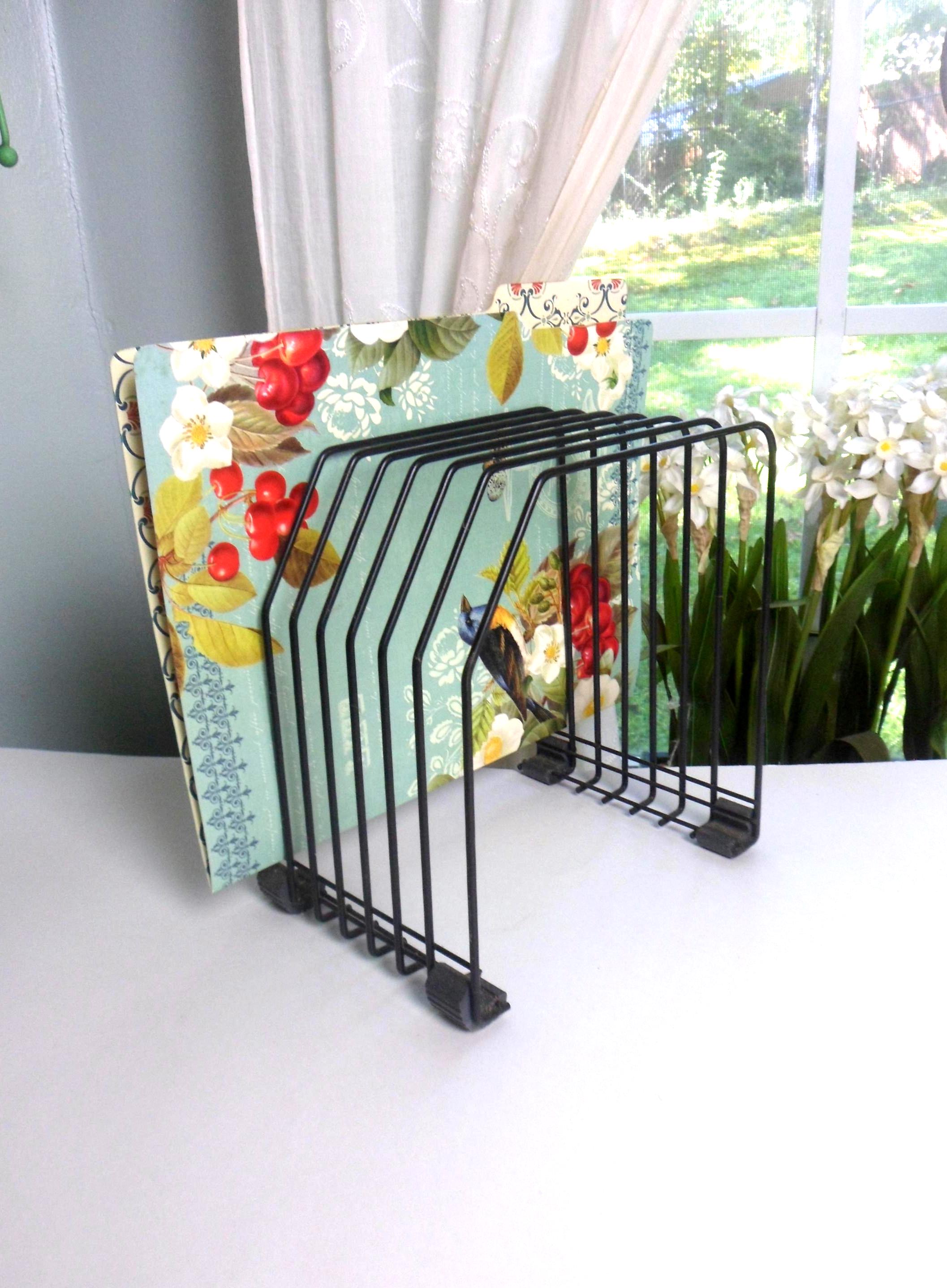 イマン　オデット　レターラック Vintage Wire Letter Rack - Etsy