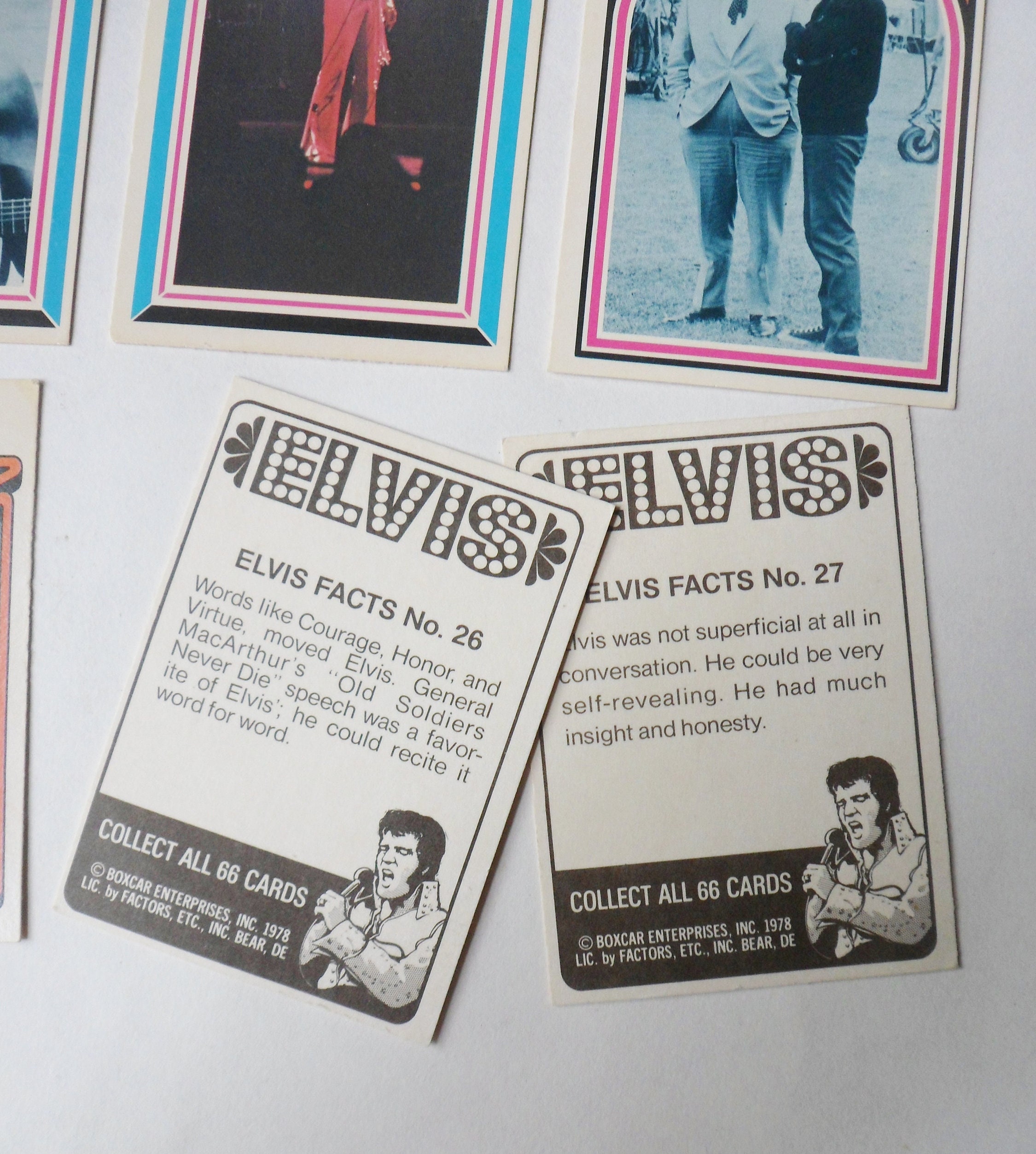 Elvis Collector Cards, Nine Elvis Presley Trading Cards 19