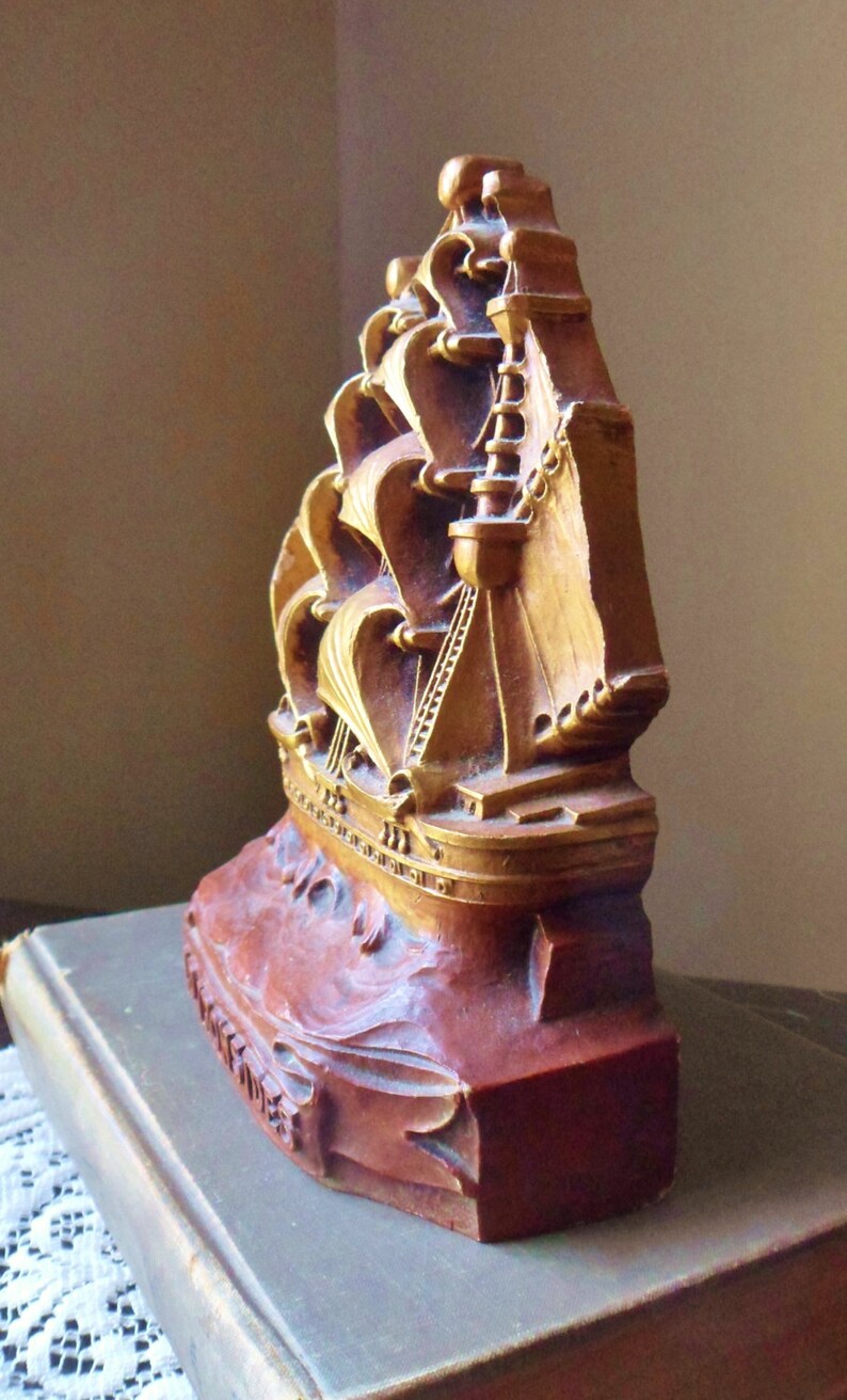 Old Ironsides Bookend USS Constitution Clipper Ship Etsy
