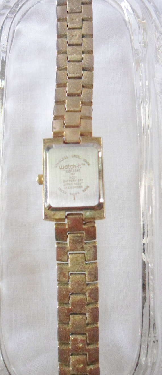 Buy Watch It Rhinestone Wrist Watch Ladys Gold Quartz Fashion Online in  India - Etsy