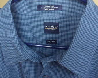 ②70s USA Arrow open collar shirt check M il_1080xN.5042451020_hba8.jpg