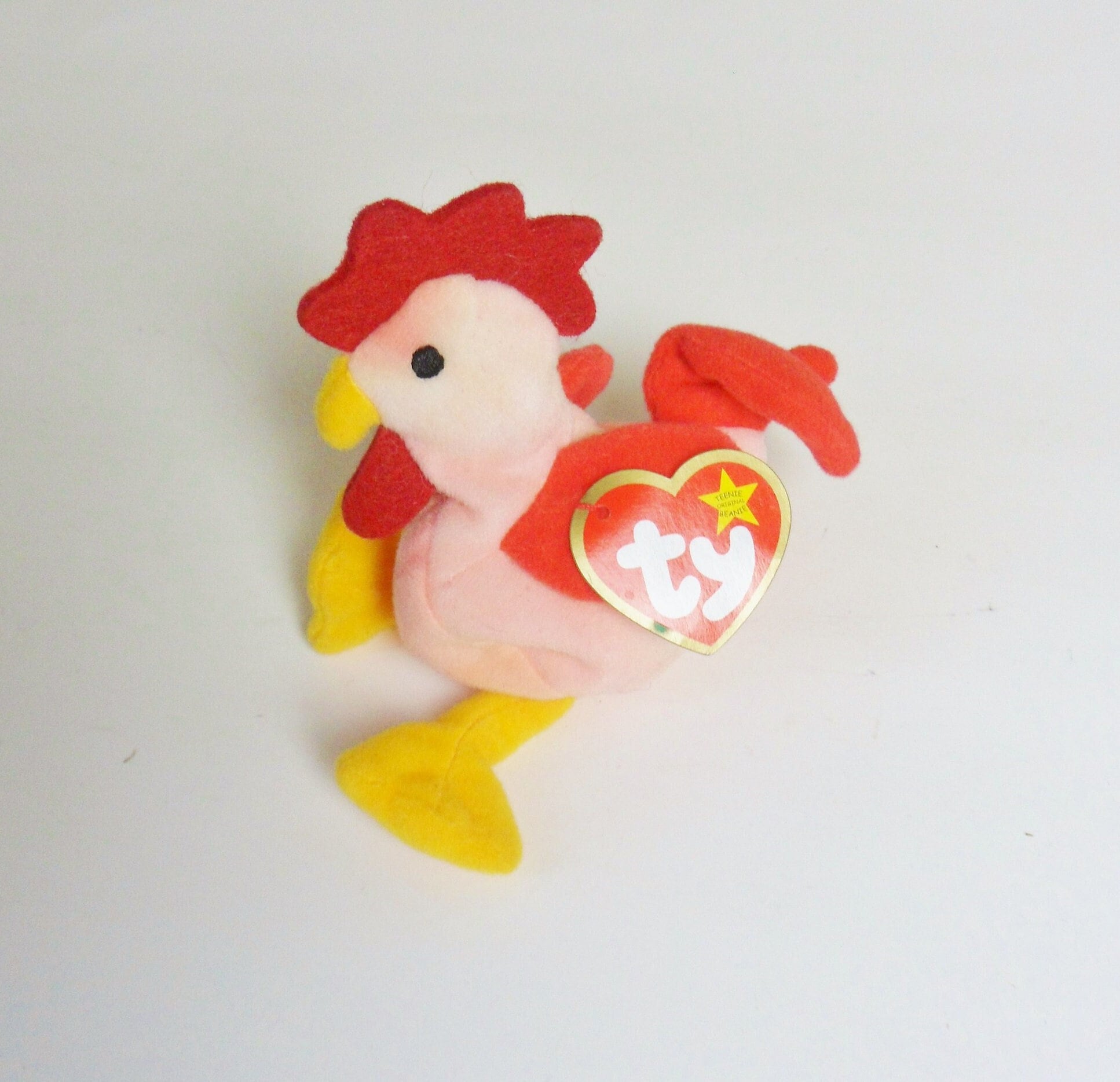 Strut the Rooster, Teenie Beanie Babies, Vintage Happy Meal Toy