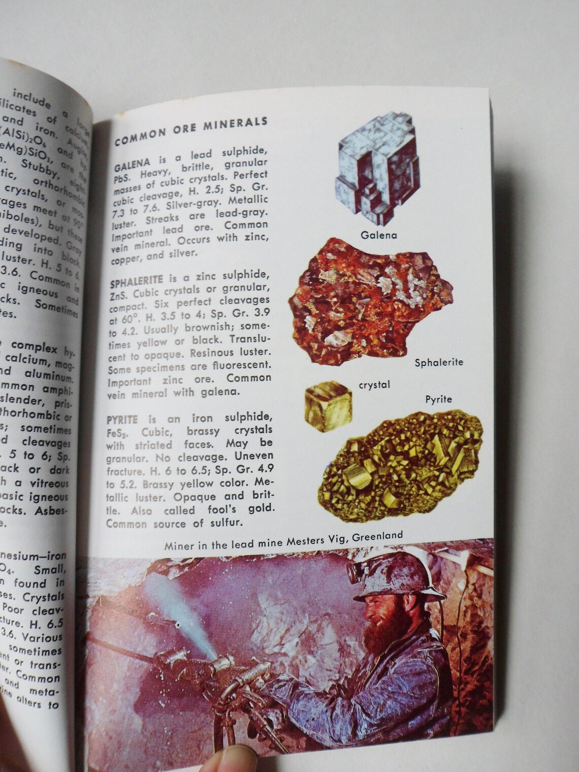 Geology Book Pocket Size Book on the Earths Structure Field Etsy