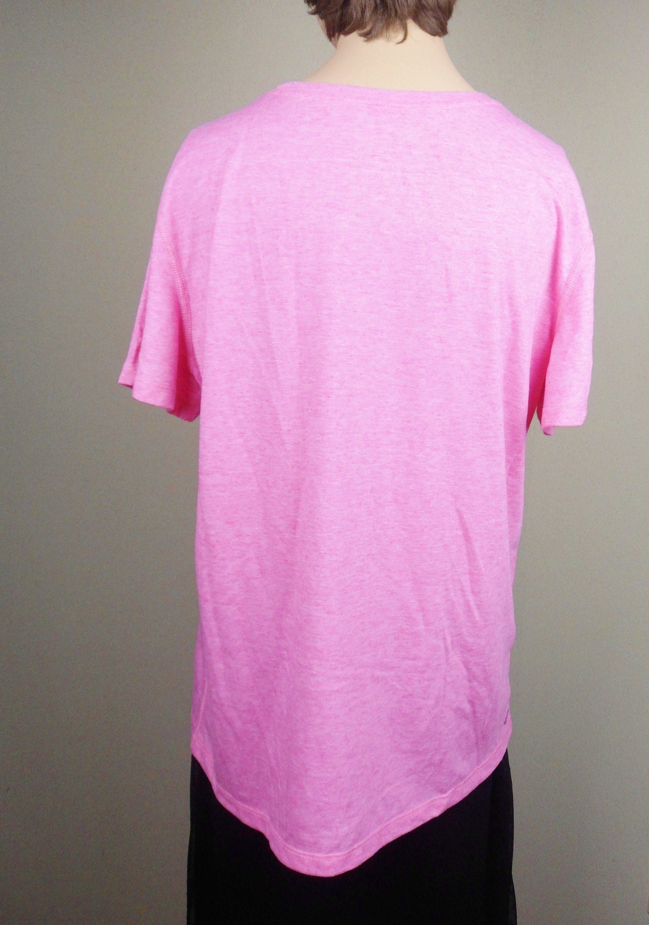 Pink Exercise Top, Danskin Now Semi Fitted Top, Size XL, Vintage Work Out  Clothing 