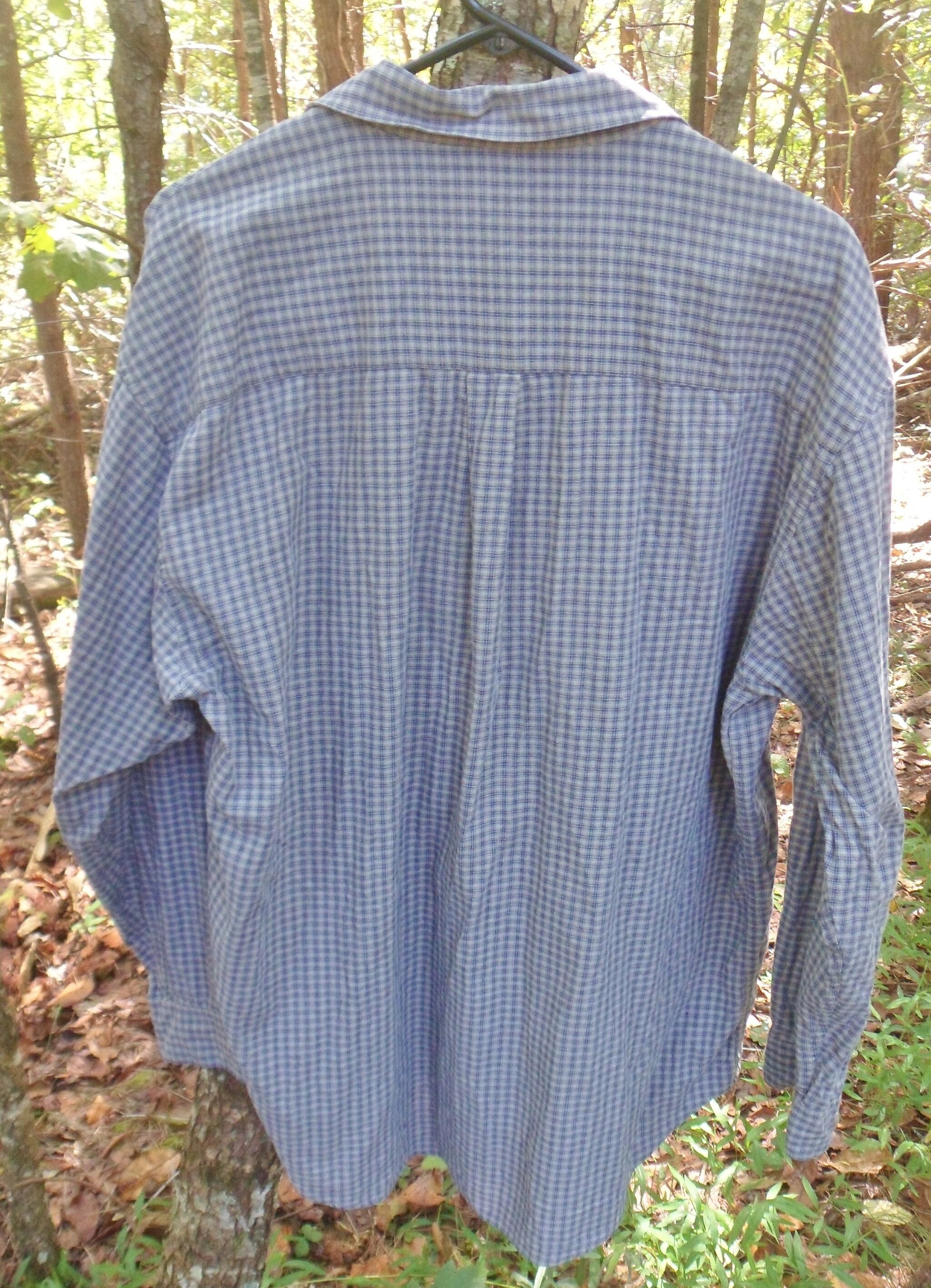 Perry Ellis Button Down Shirt With External Seam, Mens