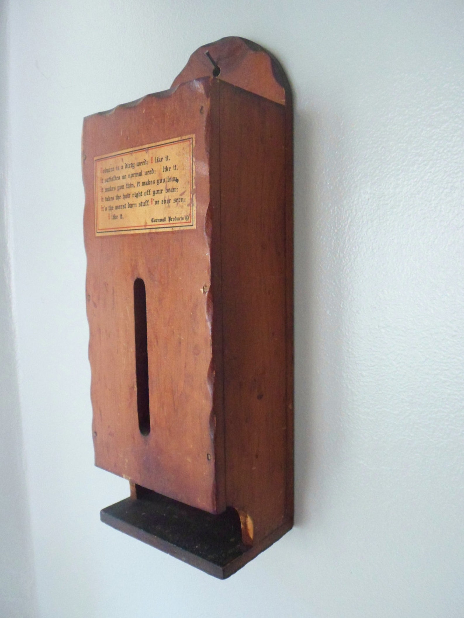 Wooden Match Box Holder for Smokers i Like It Etsy