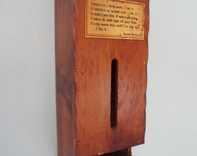 Wooden Match Box Holder for Smokers i Like It Etsy