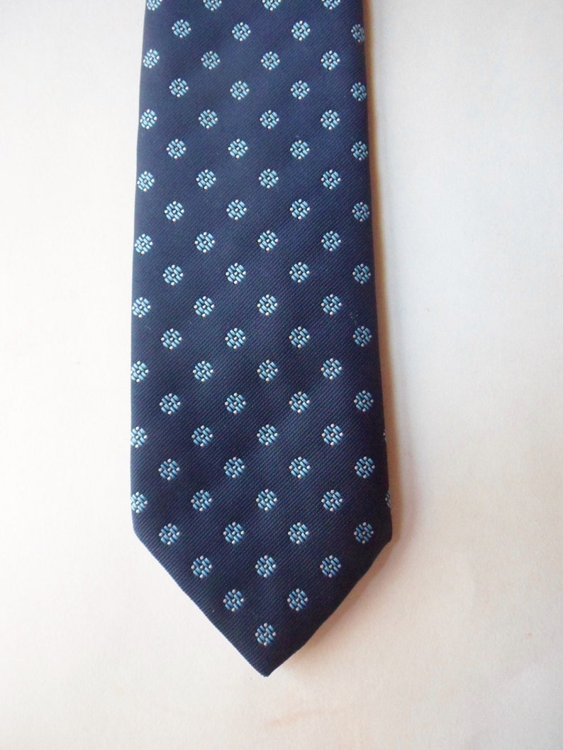 Andhurst Custom Collection Necktie Dark Blue Dacron Polyester | Etsy