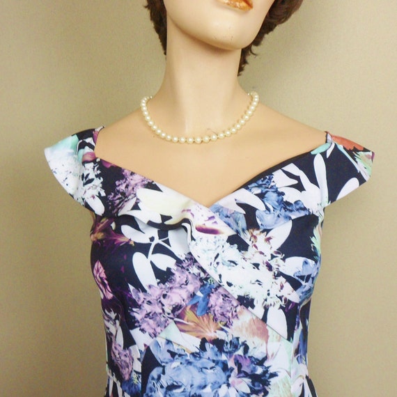 Saks Fifth Avenue Cocktail Dress, Vintage Off the… - image 4