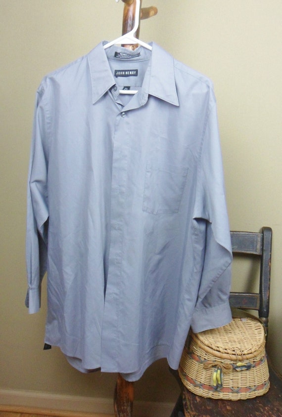 4 様 DEAD STOCK 90s LONG JOHN HENRY SHIRT DEAD STOCK 90s LONG JOHN S/S HENRY SHIRT