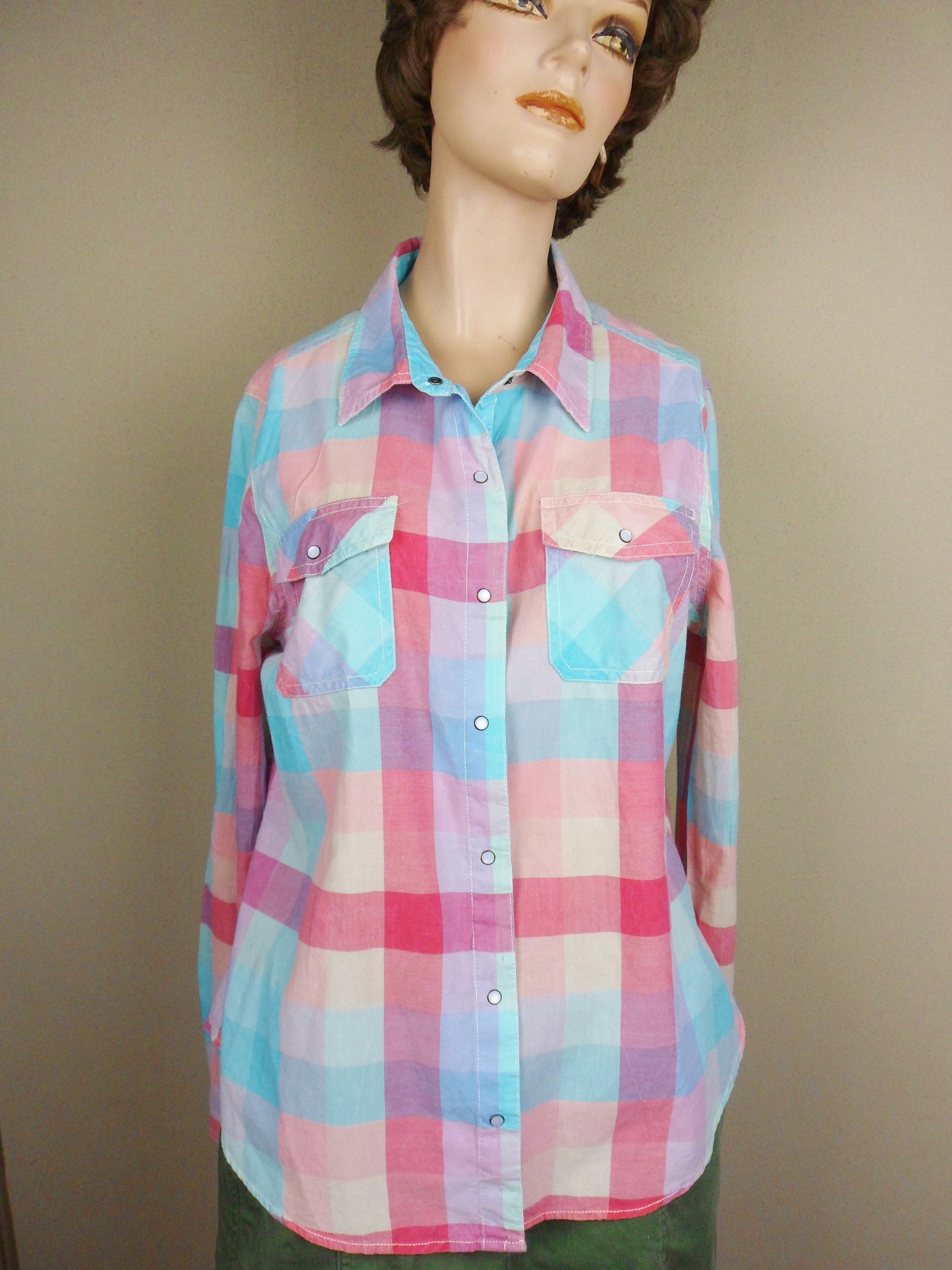 Arizona Jean Co Snap Down Shirt Long 