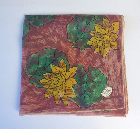 Burmel Original Water Lily Scarf, Small Cotton Ne… - image 7