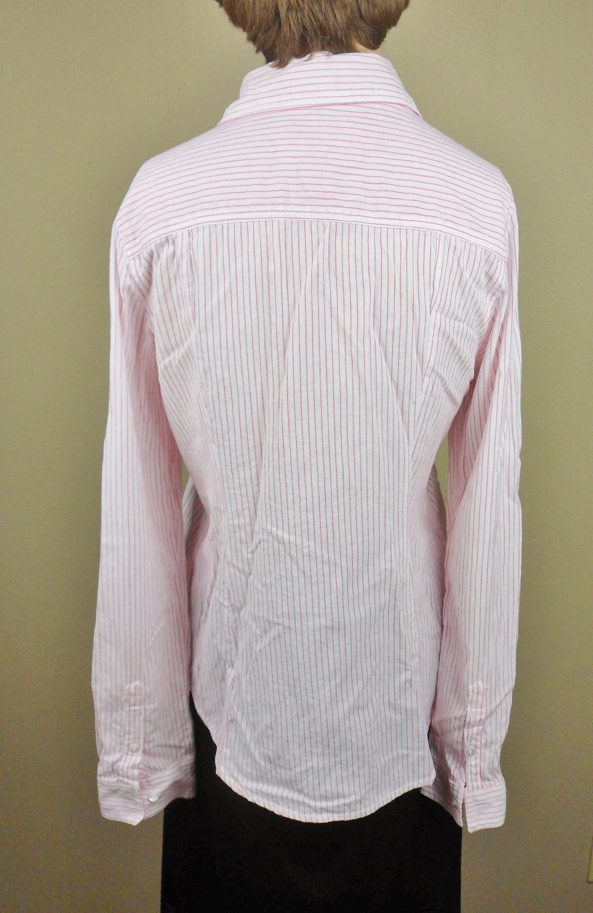 Pass rosa PinStripe Button Down Shirt LangarmShirt mit Etsy