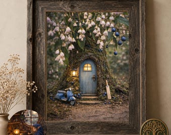 Blueberry Ash Fairy Letter Kit afdrukbaar | Feeëndeurkunstafdrukken, briefpapier fee, envelopsjabloon en decoraties